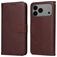 Mobigear Wallet Housse iPhone 17 Pro Max Etui Porte-Monnaie - Marron