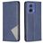 Mobigear Rhombus Slim Housse Motorola Moto G85 Etui - Bleu