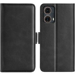 Mobigear Slim Magnet Motorola Moto G85 Étui Portefeuille - Noir
