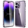 Mobigear Cushion Coque Transparente iPhone 14 Pro Max Coque arrière en TPU Souple Anti-Chocs - Transparent