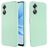 Mobigear Rubber Touch Coque OPPO A17 Coque arrière en Silicone - Vert