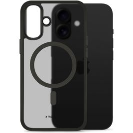 Mobilize Hybrid Pro Coque iPhone 16 MagSafe Coque arrière Rigide Anti-Chocs - Noir