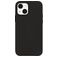 Valenta Snap Luxe iPhone 13 Cuir véritable Coque arrière - Noir