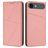 Mobigear Frosted Flip Housse iPhone Air Etui Porte-Monnaie - Rose