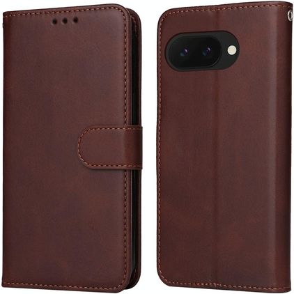 Mobigear Wallet Housse Google Pixel 9a Etui Porte-Monnaie - Marron