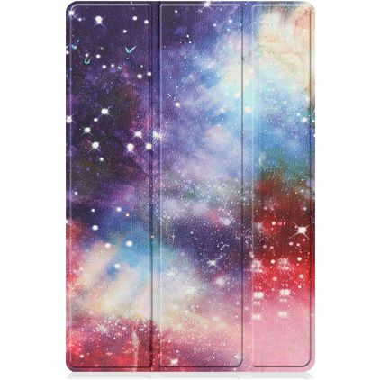 Mobigear Tri-Fold Coque Samsung Galaxy Tab A8 10.5 (2021) Etui - Milky Way