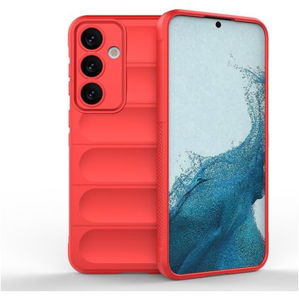 Mobigear Bumpy Coque Samsung Galaxy S24 Plus Coque arrière en TPU Souple - Rouge