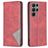 Mobigear Rhombus Slim Housse Samsung Galaxy S24 Ultra Etui - Rouge