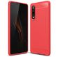 Mobigear Brushed Slim Coque Huawei P30 Coque arrière en TPU Souple - Rouge