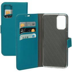 Mobiparts Saffiano Wallet Samsung Galaxy S20 Plus Étui Portefeuille - Turquoise