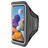 Mobiparts Comfort Fit Brassard Téléphone Samsung Galaxy A21s Brassard Coque de Sport en Neoprène - Noir