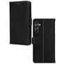 Mobilize Wallet Housse Samsung Galaxy A24 Etui en Cuir Véritable Porte-Monnaie - Noir