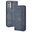 Mobigear Sensation Housse Motorola Moto E32 Etui Porte-Monnaie - Bleu