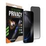 Striker Xtreme Impact Privacy iPhone 16 Pro Max Verre trempé Protection d'écran - Compatible coque - Noir