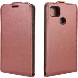 Mobigear Xiaomi Redmi 9C Étui à rabat - Marron