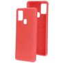 Mobiparts Coque Samsung Galaxy A21s Coque arrière en Silicone - Scarlet Red