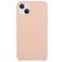 Mobigear Rubber Touch Coque iPhone 15 Plus Coque arrière en Silicone - Rose pastel