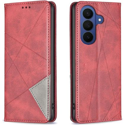 Mobigear Rhombus Slim Housse Samsung Galaxy A37 Etui - Rouge
