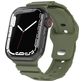 Mobigear Sport Armor Bracelet Silicone Apple Watch Fermeture à clou et passant - 42/41/40/38 mm - Olive
