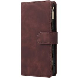 Mobigear Zipper Housse Samsung Galaxy A71 Etui Porte-Monnaie - Marron Mobigear Zipper Housse Samsung Galaxy A71 Etui Porte-Monnaie - Marron