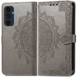 Mobigear Mandala Housse Samsung Galaxy A16 Etui Porte-Monnaie - Gris
