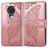 Mobigear Butterfly Housse Nokia 7.2 Etui Porte-Monnaie - Rose doré