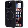 Mobiparts Slim Line Coque iPhone 16 Pro MagSafe Coque arrière Rigide - Onyx Black