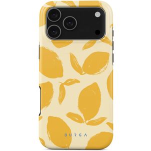 Burga Tough Coque iPhone 17 Pro Max MagSafe Coque arrière Rigide Anti-Chocs - Lemon Tart