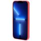 Mobiparts Coque iPhone 13 Pro Coque arrière en Silicone - Scarlet Red