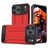 Mobigear Outdoor Coque iPhone 17 Pro Max Coque arrière Rigide Anti-Chocs - Rouge