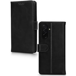 Mobilize Premium Gelly Wallet Housse Samsung Galaxy A27 Etui Porte-Monnaie - Noir