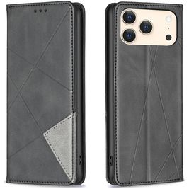 Mobigear Rhombus Slim Housse iPhone 17 Pro Etui - Noir Mobigear Rhombus Slim Housse iPhone 17 Pro Etui - Noir