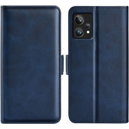 Mobigear Slim Magnet Housse Realme 9 Pro Plus Etui Porte-Monnaie - Bleu
