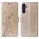 Mobigear Flowers Housse Samsung Galaxy A16 Etui Porte-Monnaie - Or
