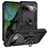 Mobigear Armor Ring Google Pixel 9 Plastique rigide Coque arrière Antichoc avec bague de maintien - Noir