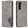 Mobigear Rhombus Slim Housse Samsung Galaxy S25 Plus Etui - Gris