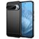 Mobigear Brushed Slim Coque Google Pixel 9 Pro Coque arrière en TPU Souple - Noir