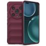 Mobigear Bumpy HONOR Magic 4 Pro TPU souple Coque arrière - Bordeaux
