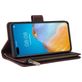 Mobigear Zipper Housse Huawei P40 Etui Porte-Monnaie - Marron
