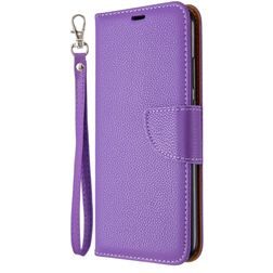 Mobigear Excellent Housse Huawei P40 Lite E Etui Porte-Monnaie - Violet