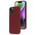 Mobiparts Coque iPhone 14 Plus Coque arrière en Silicone - Plum Red