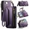 CaseMe C36 Housse iPhone 17e Etui Porte-Monnaie - Violet