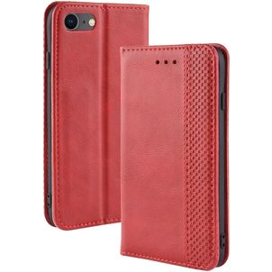 Mobigear Sensation Housse iPhone 8 Etui Porte-Monnaie - Rouge