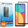 Mobigear Premium HTC Desire 21 Pro Verre trempé Protection d'écran - Compatible Coque - Noir (Lot de 2)