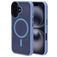 Mobiparts Hardcover Coque iPhone 16e MagSafe Coque arrière Rigide - Satin Light Blue