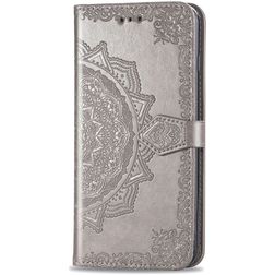 Mobigear Mandala Housse HONOR 9X Lite Etui Porte-Monnaie - Gris