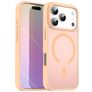 Mobigear Shockproof Coque iPhone 17 Pro MagSafe Coque arrière Rigide - Rouge Powder