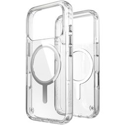 Speck Presidio Perfect Clear Coque Transparente iPhone 17 Pro MagSafe Coque arrière Rigide Anti-Chocs - Transparent