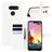 Mobigear Classic Housse LG K50s Etui Porte-Monnaie - Blanc