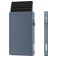Valenta Cardprotector - Porte Cartes en en Aluminium - 7 Cartes - Compatible MagSafe - Gris